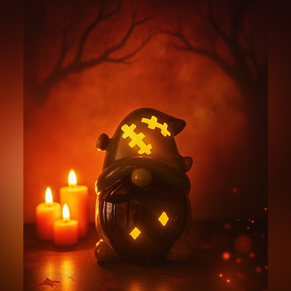 Other - 🎃 Light Up Gnome New with tags! Halloween decor fall decor